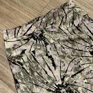 Free People Tie-Dye Satin Midi Skirt